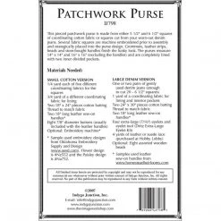 Indygo Junction Purses & Accessories Patchwork Purse Digital PDF Pattern, PDF Download