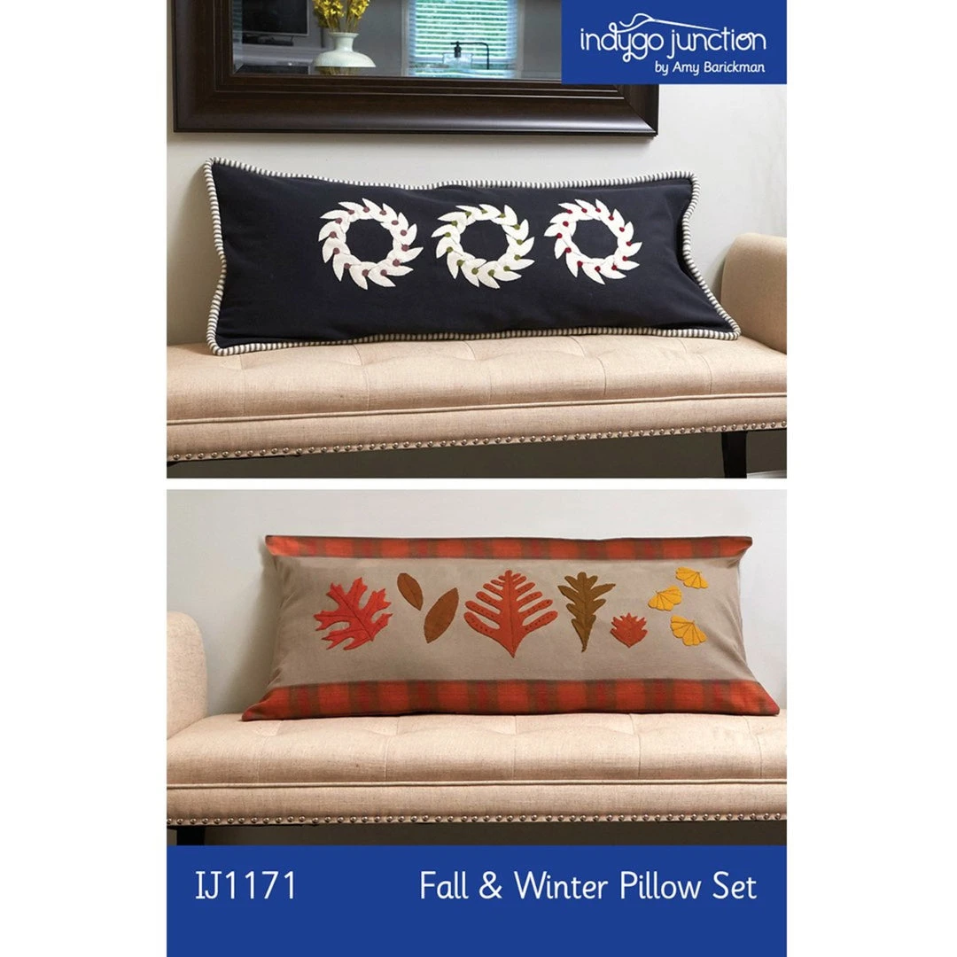 Indygo Junction Fall And Winter Pillow Set Pattern, PDF Download 3 Indygo Junction Fall And Winter Pillow Set Pattern, PDF Download