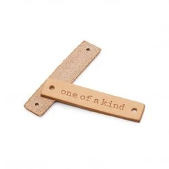 Dritz Rectangle Leather Label Lettering & Embellishments