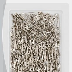 Dritz Safety Pins, Assorted Sizes, Nickel, 200 Pc Pins & Accessories