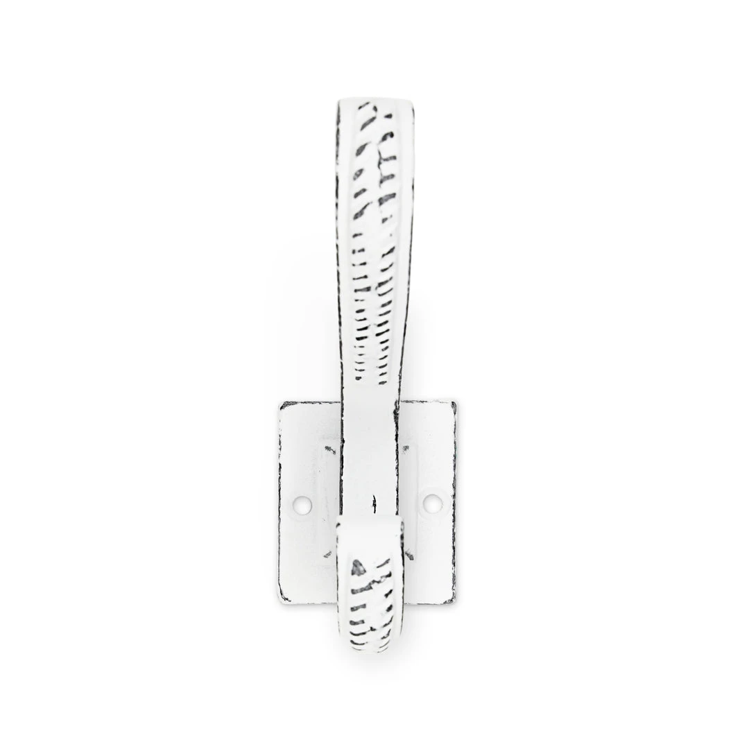 Dritz Hooks & Knobs Metal Traditional Wall Hook, White 4 Dritz Hooks & Knobs Metal Traditional Wall Hook, White