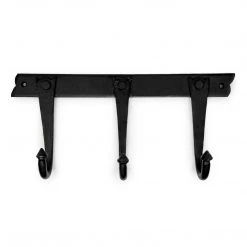 Dritz Wrought Iron Farmhouse Hook, Black