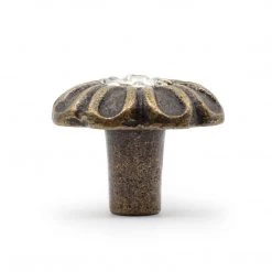 Dritz Outlet Cast Iron Rhinestone Flower Knob, Bronze