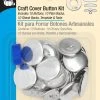 Dritz Craft Cover Button Kit Buttons & Cover Buttons