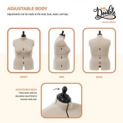 Dritz Dress Forms My Double Designer Adjustable Dress Form