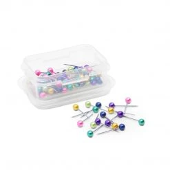 Dritz 3/4" Petite Pearlized Pins, Assorted, 100 Pc 11 Dritz 3/4