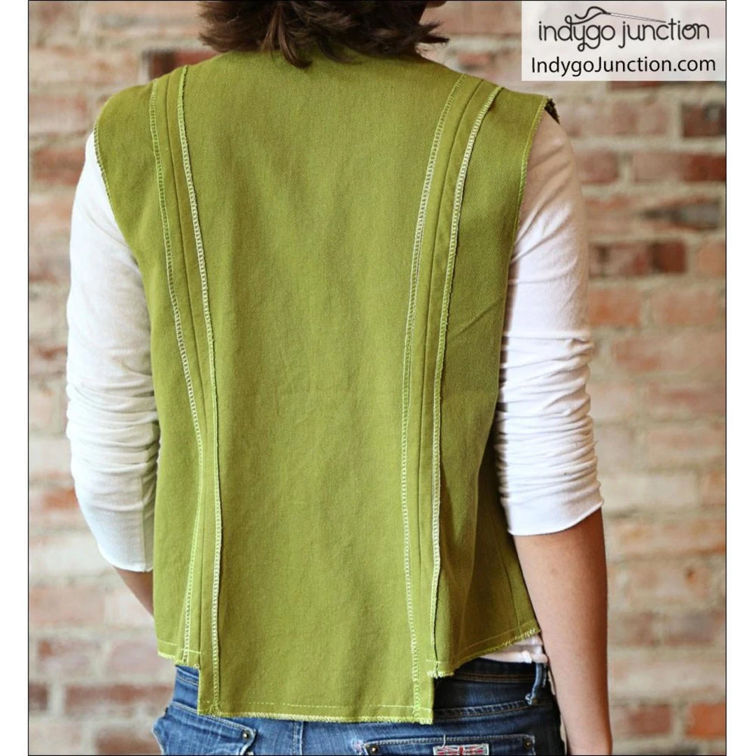 Indygo Junction Modern Silhouette Vest Pattern 9 Indygo Junction Modern Silhouette Vest Pattern