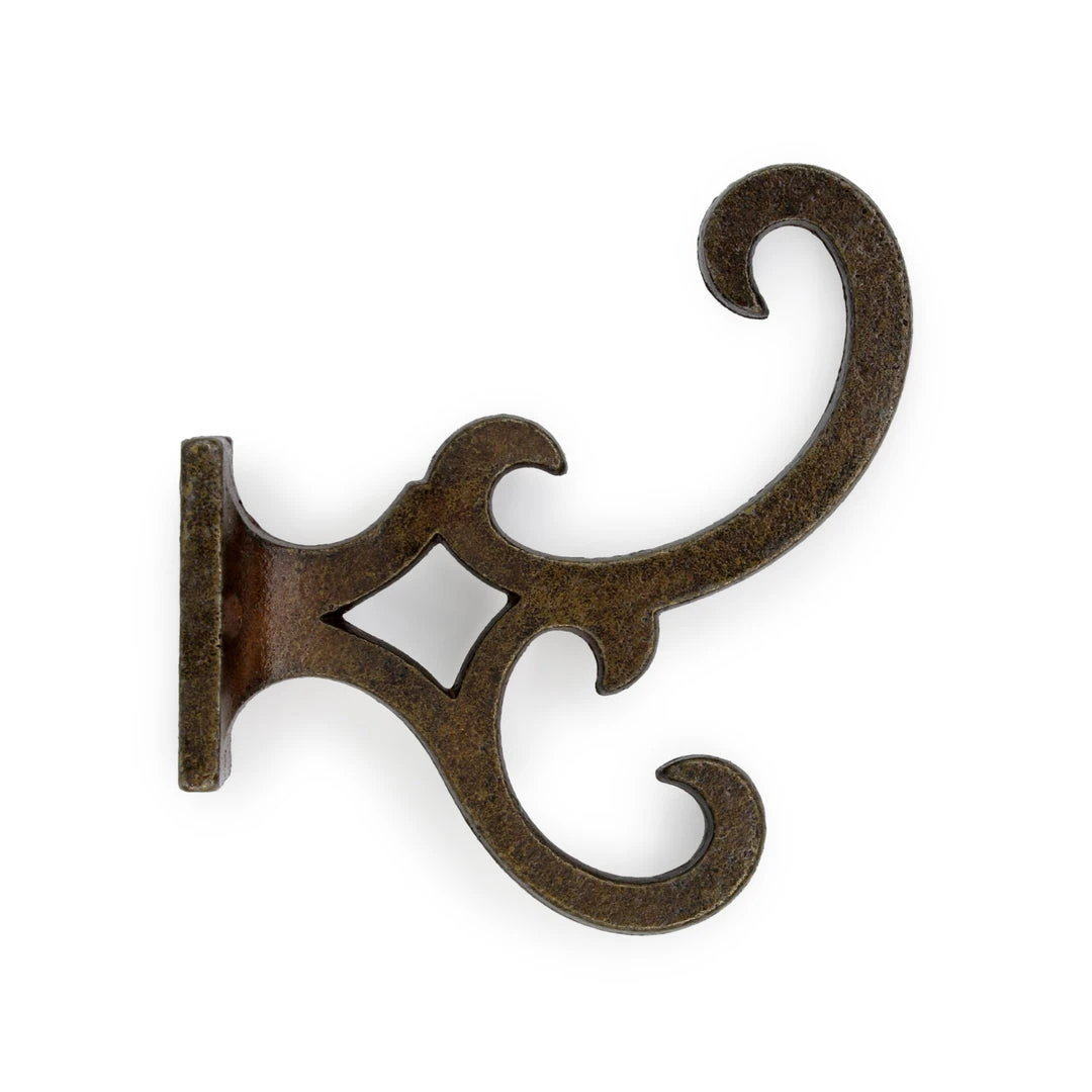Dritz Outlet Metal Scroll Wall Hook, Bronze 4 Dritz Outlet Metal Scroll Wall Hook, Bronze