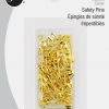 Dritz Safety Pins, Assorted Sizes, Gilt, 50 Pc Pins & Accessories