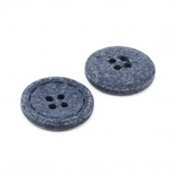 Dritz Recycled Cotton Round Stitch Button, 20mm, 3 Pc Buttons & Cover Buttons