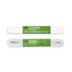 Dritz 3/4" Knit Elastic, White, 3 Yd 7 Dritz 3/4