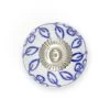 Dritz Ceramic Delft Ball Knob, Blue & White Hooks & Knobs