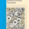 Dritz Snaps Decorative Snap Fasteners, 12 Sets, Nickel