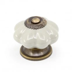 Dritz Ceramic Scallop Knob