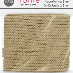 Dritz Cording & Accessories Twist Cord, Natural, 10 Yd