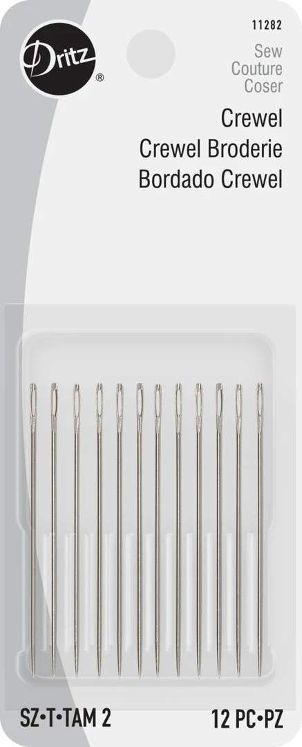 Dritz Crewel Hand Needles, Size 2, 12 Pc Outlet 3 Dritz Crewel Hand Needles, Size 2, 12 Pc Outlet