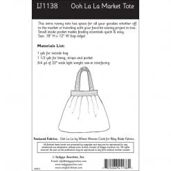 Indygo Junction Purses & Accessories Ooh La La Market Tote Pattern, PDF Download