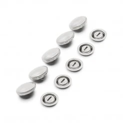 Dritz Half Ball Cover Buttons, Nickel Buttons & Cover Buttons
