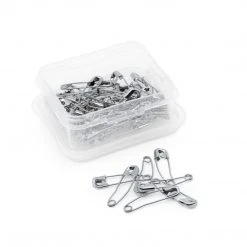 Dritz 1-1/16" Curved Basting Pins, Nickel, 50 Pc Pins, Needles & Tacks 10 Dritz 1-1/16