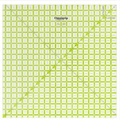 Omnigrid Non-Slip Square Ruler, Neon