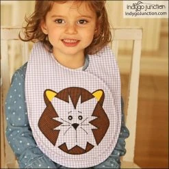 Indygo Junction Apparel Reversible Crossover Applique Bibs Pattern