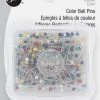 Dritz 1-1/16" Color Ball Pins, Assorted