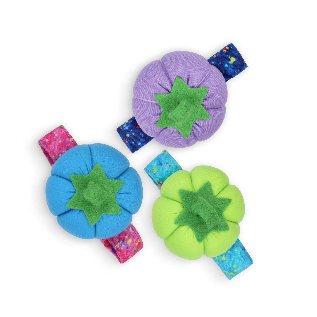Dritz Tomato Wrist Pin Cushions, 3-Pack 3 Dritz Tomato Wrist Pin Cushions, 3-Pack