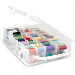 Dritz Sewing Baskets & Storage Thread Storage Box, 48 Compartments