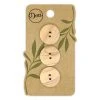 Dritz Sustainable Wood Round Button, 20mm, Beige, 3 Pc Buttons & Cover Buttons 2 Dritz Sustainable Wood Round Button, 20mm, Beige, 3 Pc Buttons & Cover Buttons