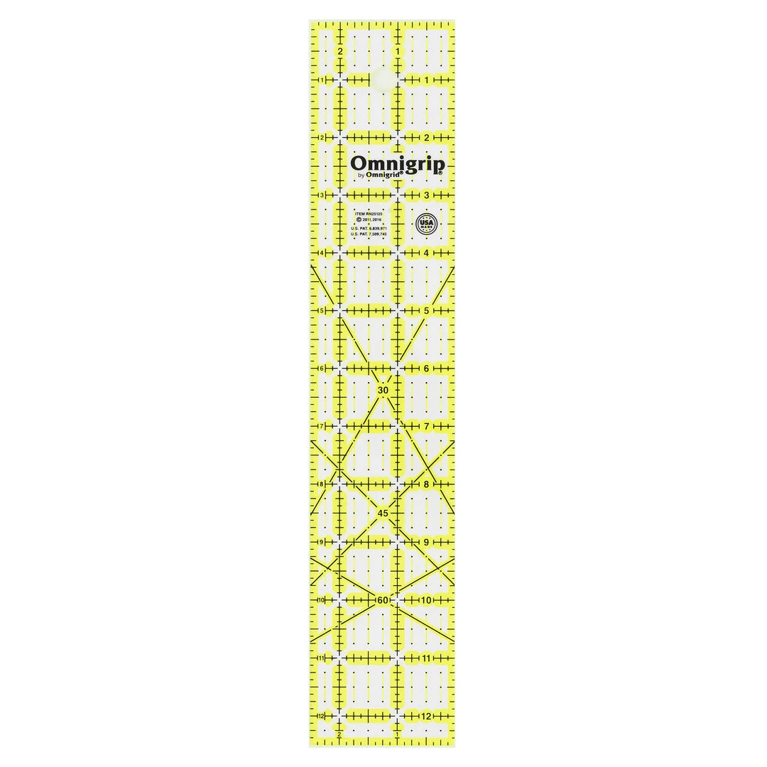 Omnigrid Non-Slip Rectangle Ruler, Neon Quilting Rulers 17 Omnigrid Non-Slip Rectangle Ruler, Neon Quilting Rulers