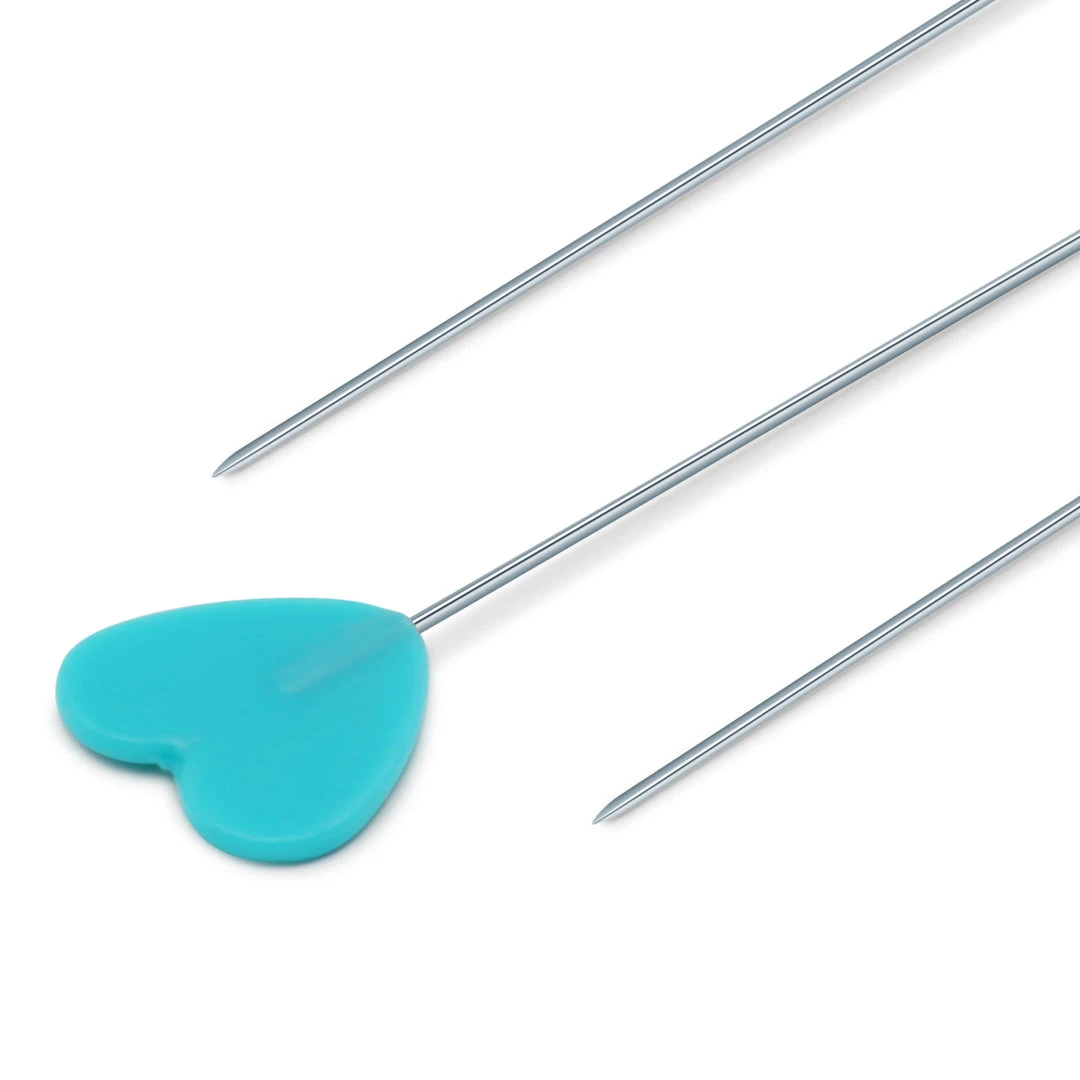 Dritz 2" Flat Heart Head Pins, Assorted, 50 Pc Pins, Needles & Tacks 4 Dritz 2" Flat Heart Head Pins, Assorted, 50 Pc Pins, Needles & Tacks