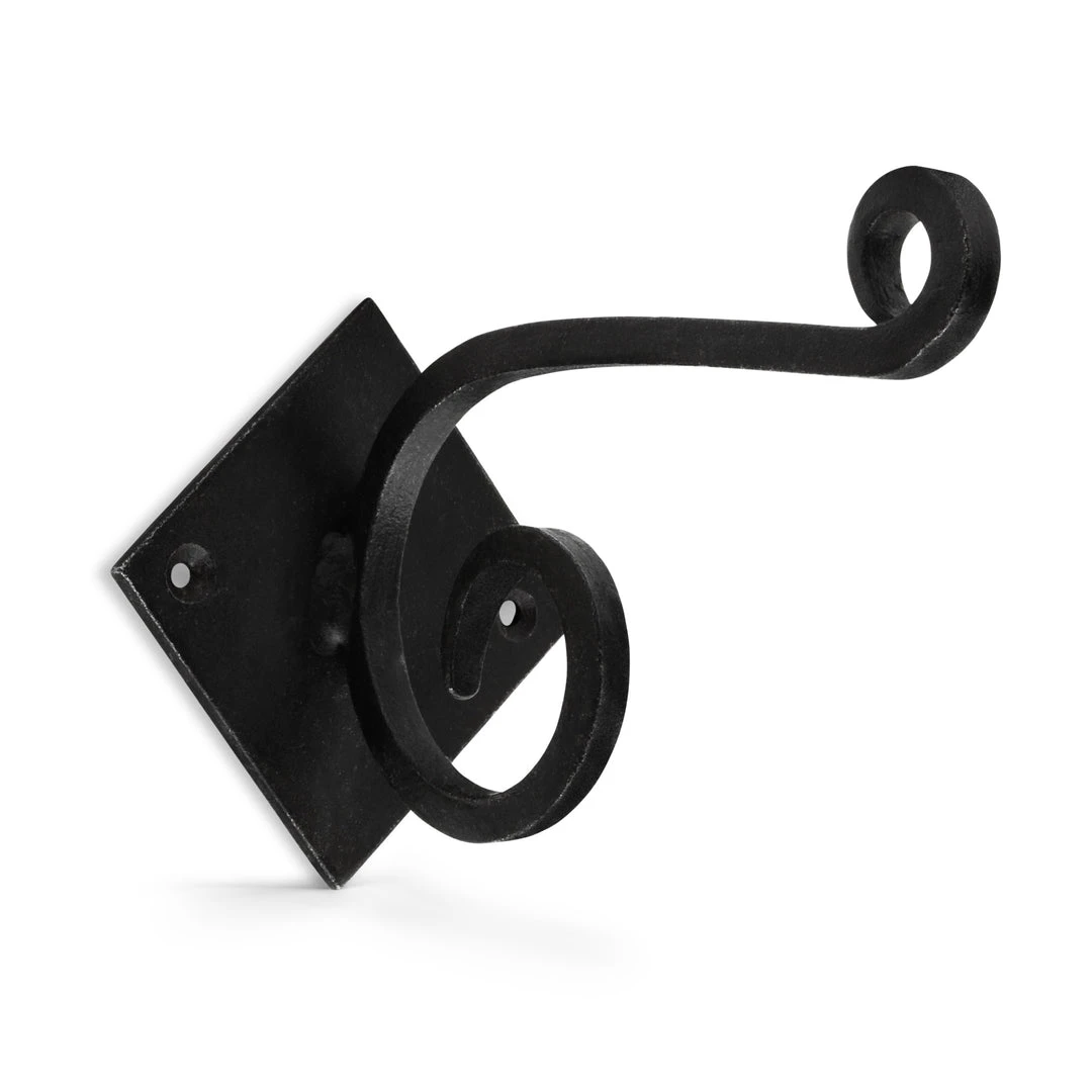 Dritz Wrought Iron Scroll Hook, Black 6 Dritz Wrought Iron Scroll Hook, Black