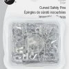 Dritz Pins & Accessories 1-1/2" Curved Safety Pins, Nickel, 40 Pc 2 Dritz Pins & Accessories 1-1/2" Curved Safety Pins, Nickel, 40 Pc