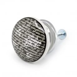 Dritz Ceramic Script Knob Outlet