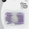 Dritz Pins & Accessories 1-1/2" Easy Grasp Pins, Purple, 60 Pieces