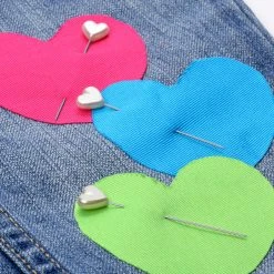 Dritz 2-1/8" Heart Pearlized Pins, White, 20 Pc 11 Dritz 2-1/8