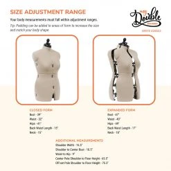 Dritz Dress Forms My Double Designer Adjustable Dress Form