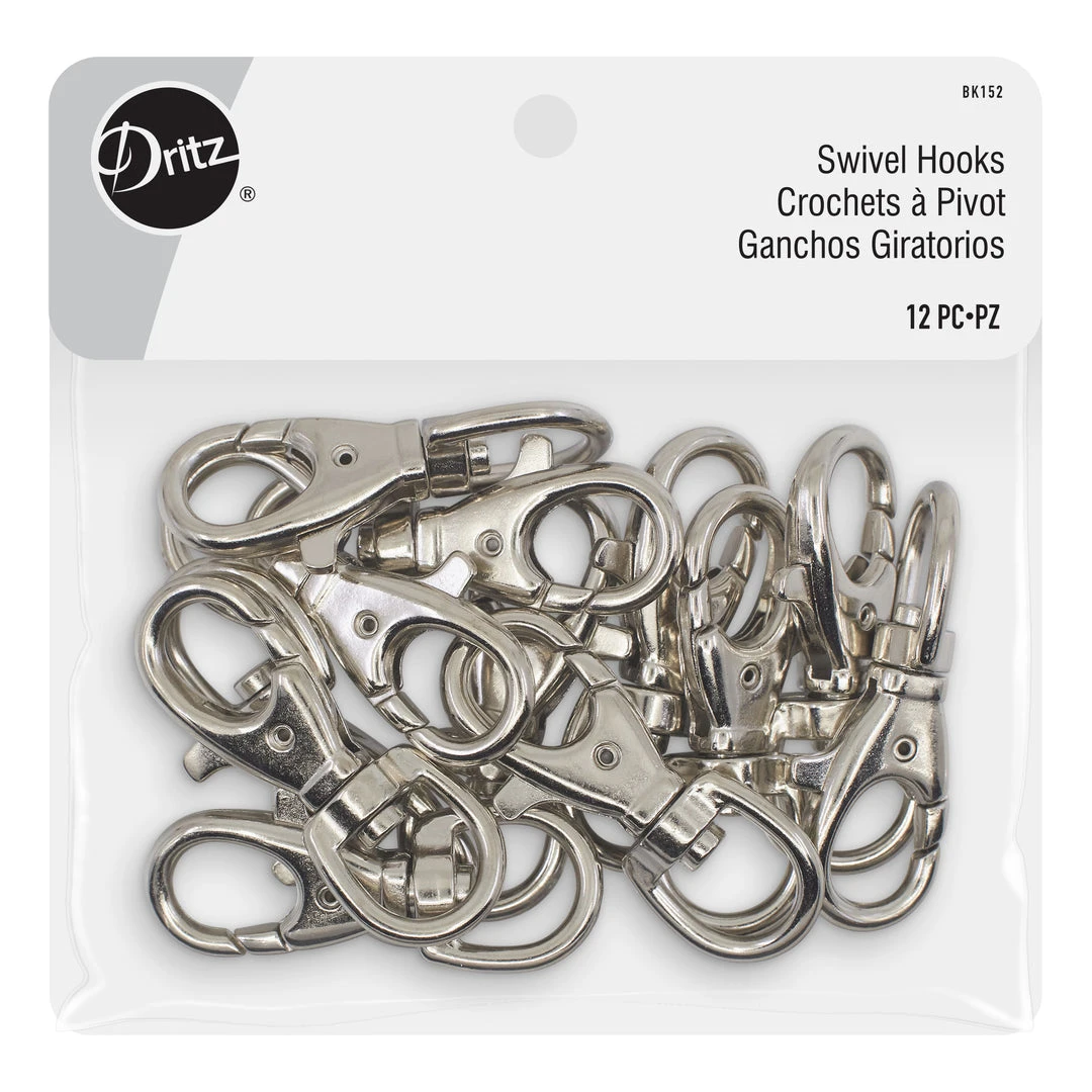 Dritz Bulk Notions Swivel Hooks, 12 Pc 9 Dritz Bulk Notions Swivel Hooks, 12 Pc