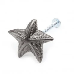 Dritz Outlet Cast Iron Starfish Knob, Pewter