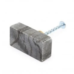 Dritz Stone Brick Knob, Gray 9 Dritz Stone Brick Knob, Gray