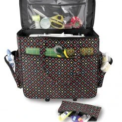 Dritz Sewing Baskets & Storage Sewing Machine 2-Wheel Tote 20 Dritz Sewing Baskets & Storage Sewing Machine 2-Wheel Tote