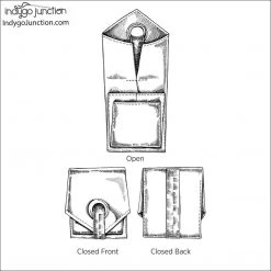 Indygo Junction Recycled Tie Pocket Pouch Pattern, PDF Download