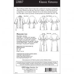 Indygo Junction Klassic Kimono Robe Pattern, Shippable Apparel