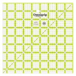 Omnigrid Non-Slip Square Ruler, Neon