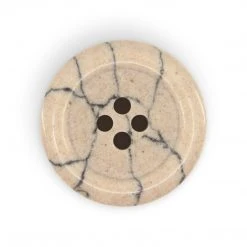 Dritz Recycled Polyester Round Button, 23mm, 2 Pc