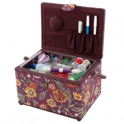 Dritz Rectangular Sewing Basket, Large
