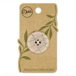 Dritz Buttons & Cover Buttons Recycled Polyester Round Button, 28mm