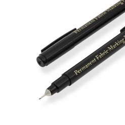 Dritz Fine Line Permanent Fabric Pen, Black Marking