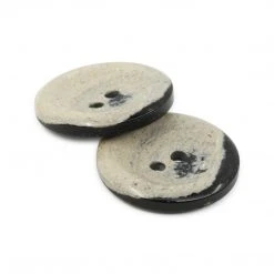 Dritz Recycled Hemp Round Button, 20mm, 3 Pc Buttons & Cover Buttons
