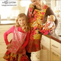 Indygo Junction Aprons Dressed Alike Mother, Daughter, Doll Apron Patterns